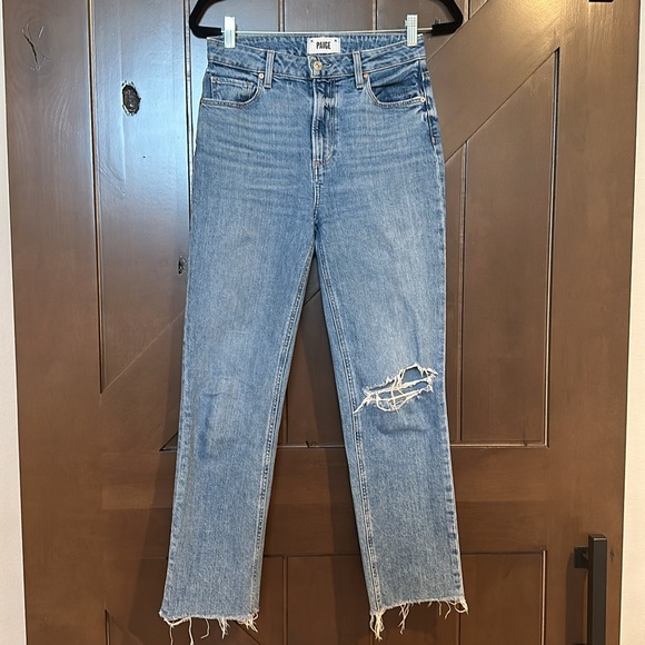 PAIGE Jeans, Sarah Straight Ankle - Picture 2 of 5